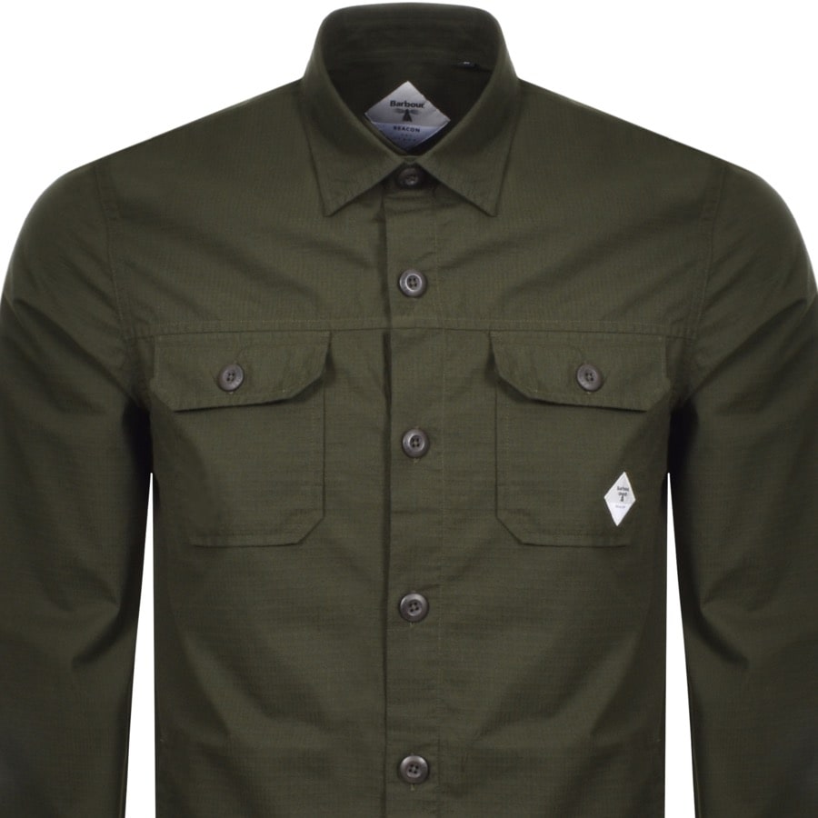 Alternative Image for ProductBarbour Beacon Ripstop Overshirt Jacket Green2